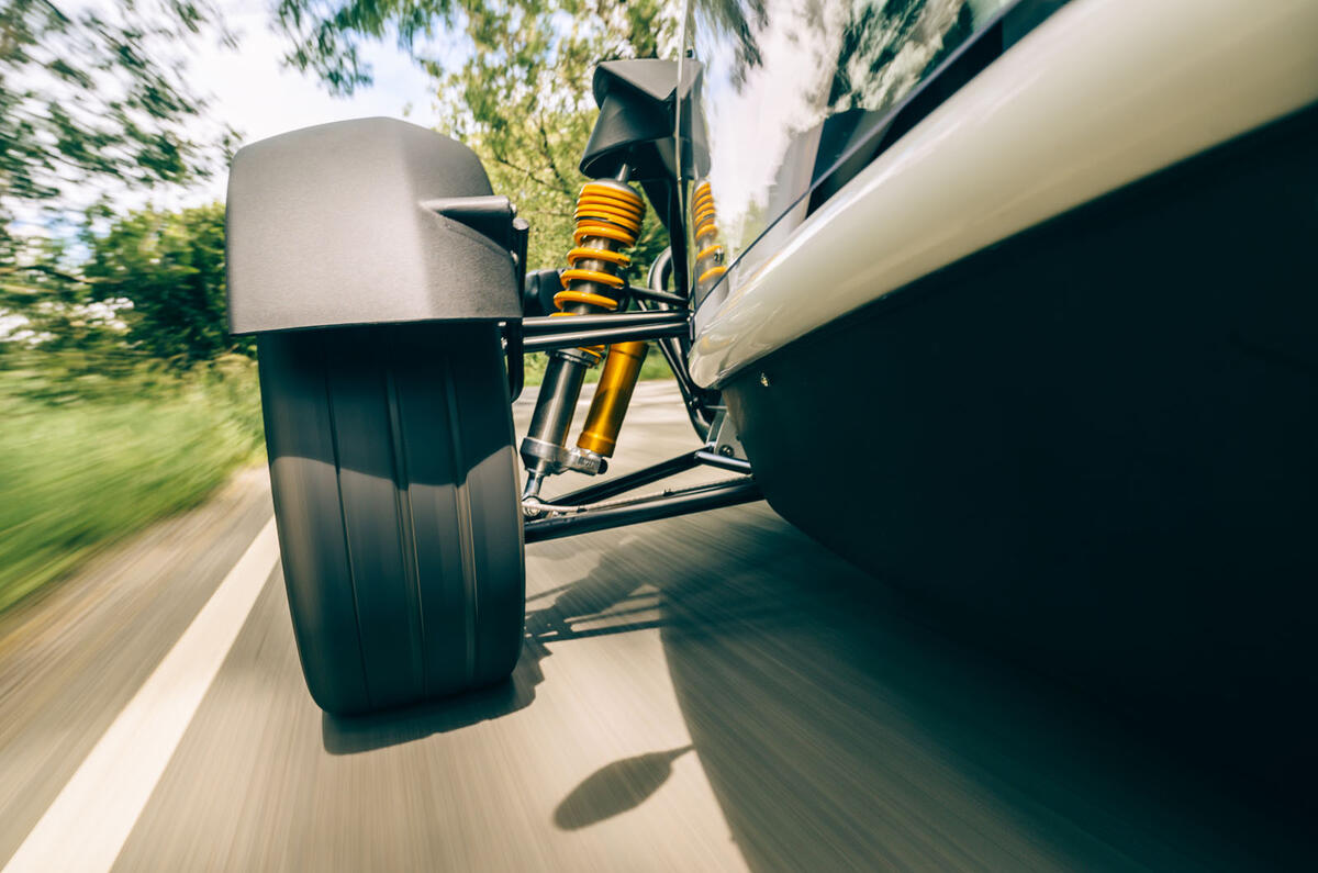 Ariel Nomad R 2020 UK first drive review - on the road wheels