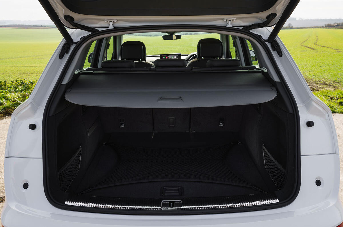 Audi Q5 40 TDI Sport 2020 UK first drive review - boot