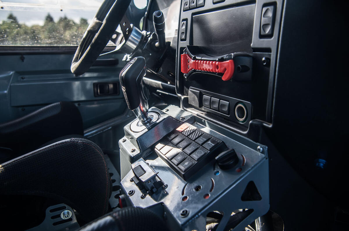 Bowler Bulldog 2018 first drive review centre console