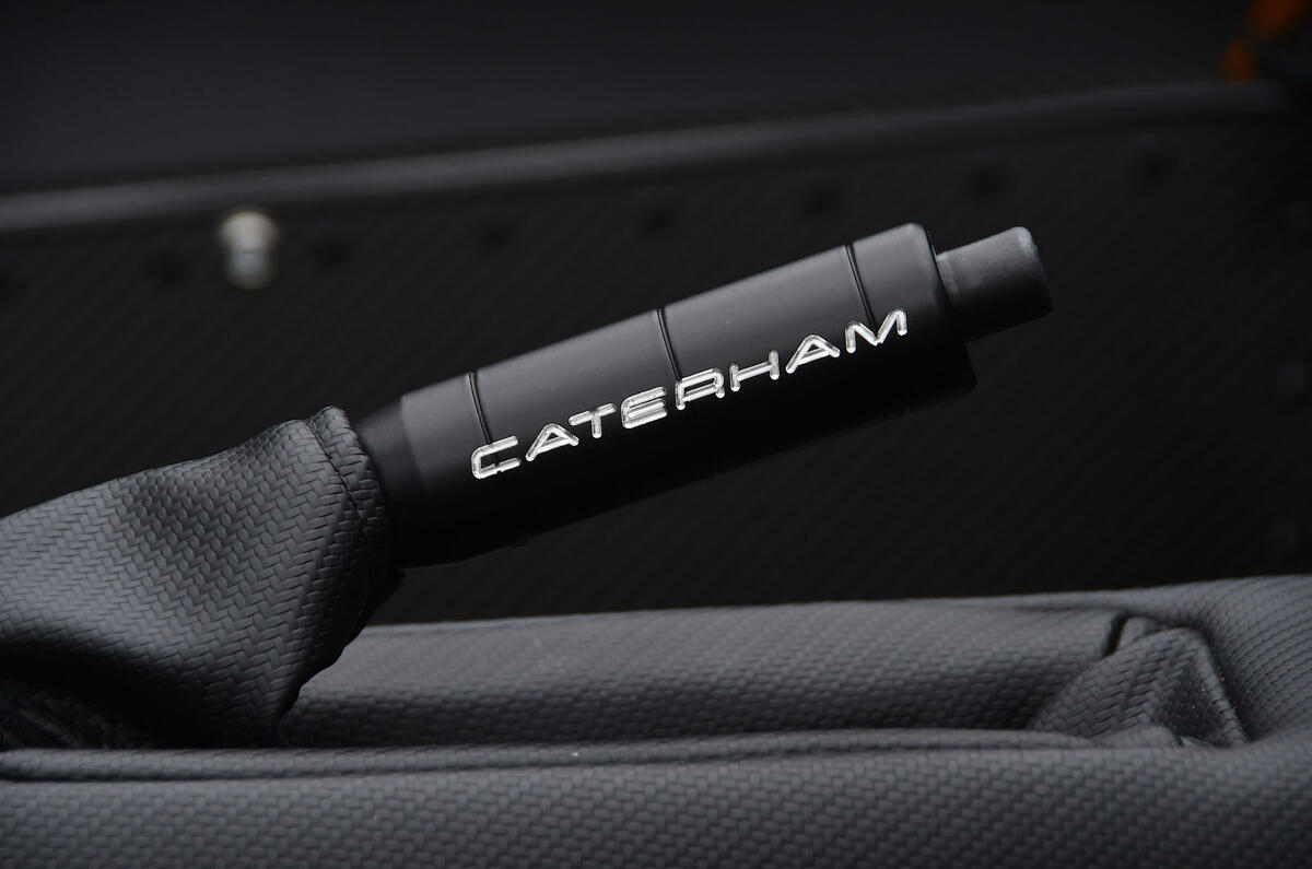 16 Caterham Seven 170 R 2021 UK FD handbrake