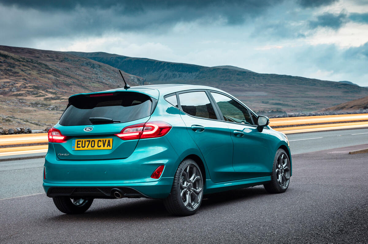 Ford Fiesta EcoBoost mHEV 2020 : premier bilan de conduite au Royaume-Uni - statique arrière