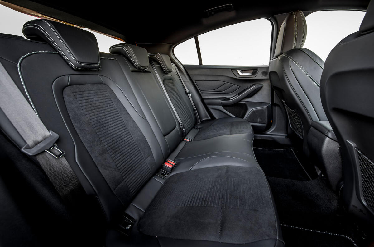 Ford Focus ST 2019 first drive review - rear seats