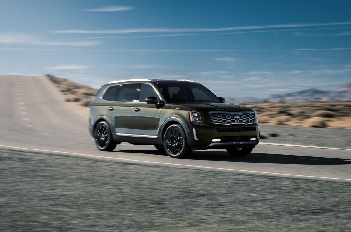 Kia Telluride 2019 first drive review - cornering front