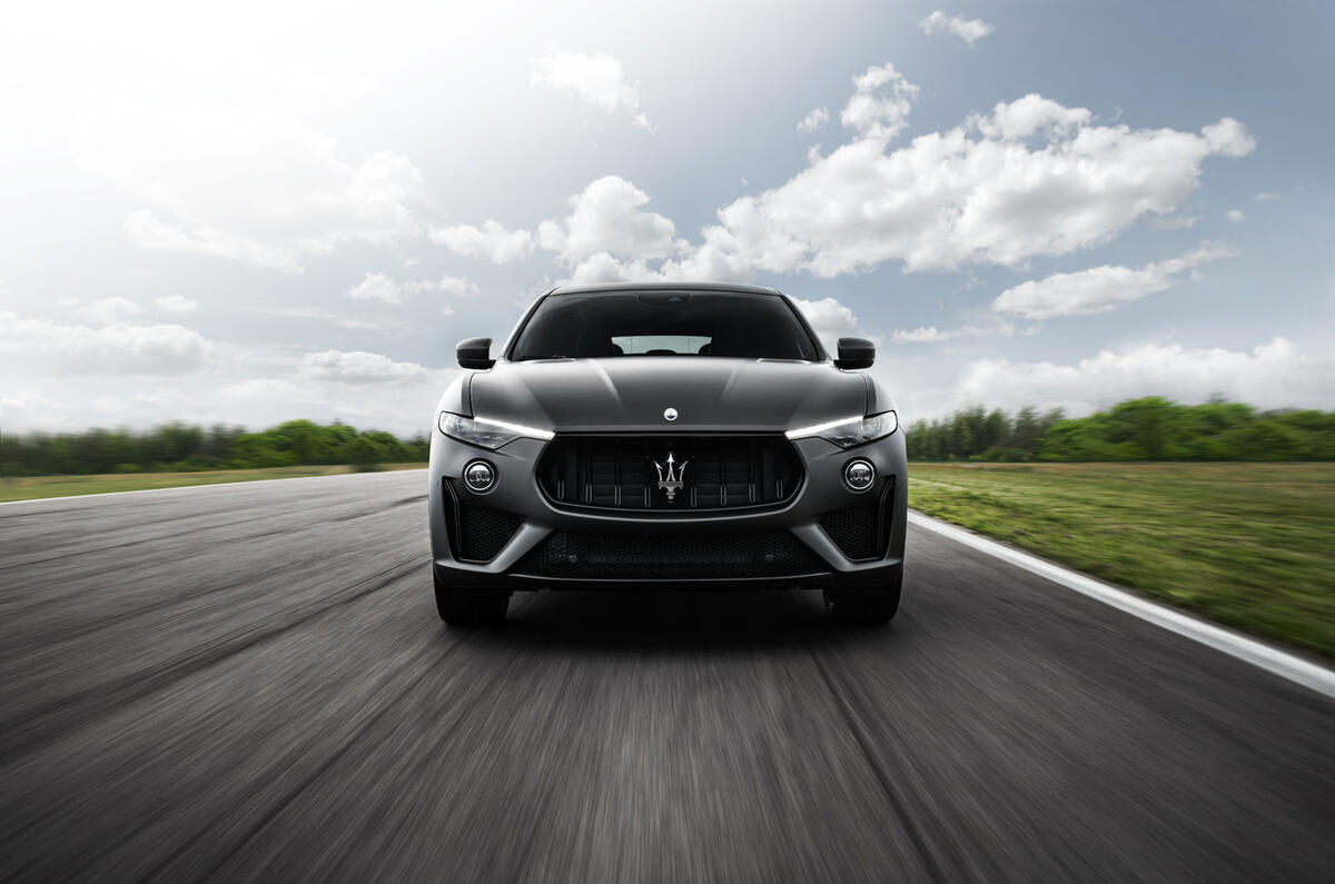 Maserati Levante Trofeo 2019 first drive review - on the road nose