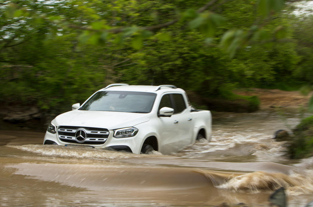 Mercedes-Benz X-Class longterm review wading front