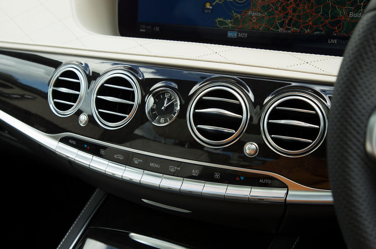 Mercedes-Benz S-Class S500L 2018 long-term review - air vents