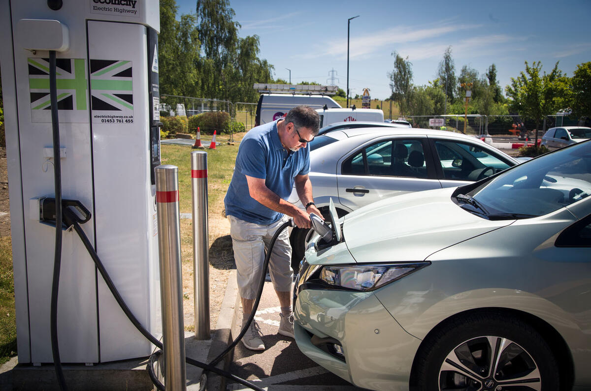 Nissan Leaf 2nd generation (2018) long-term review charging port