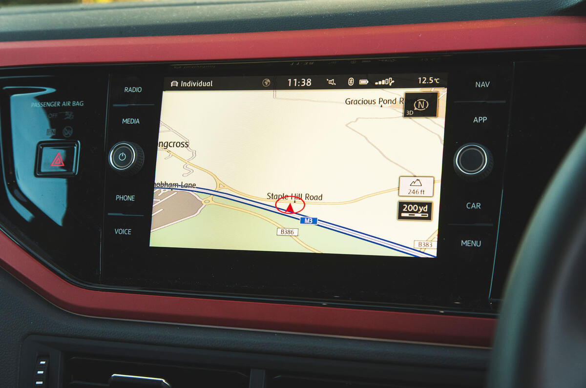 Volkswagen Polo GTI 2018 long-term review - satnav