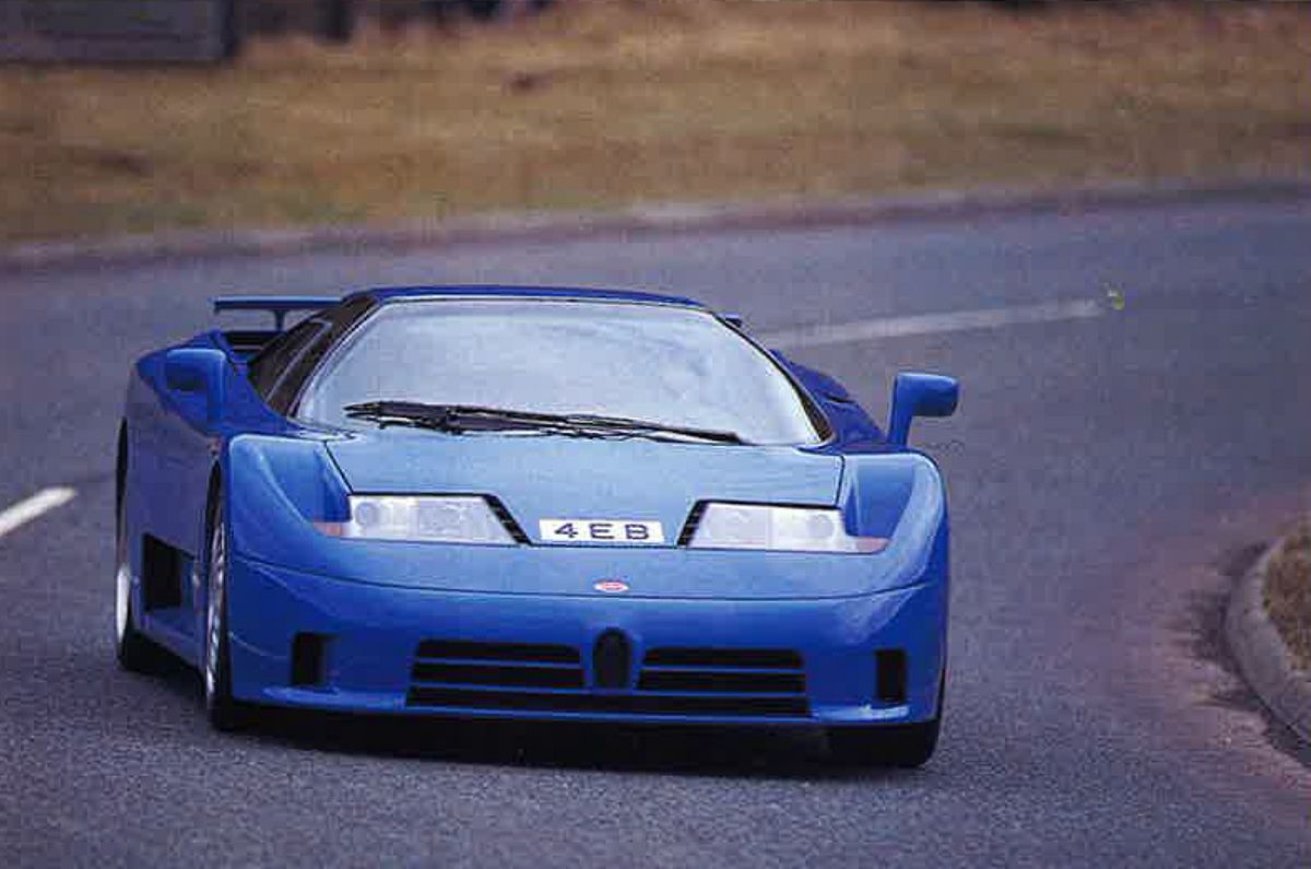 Bugatti EB110 GT front view