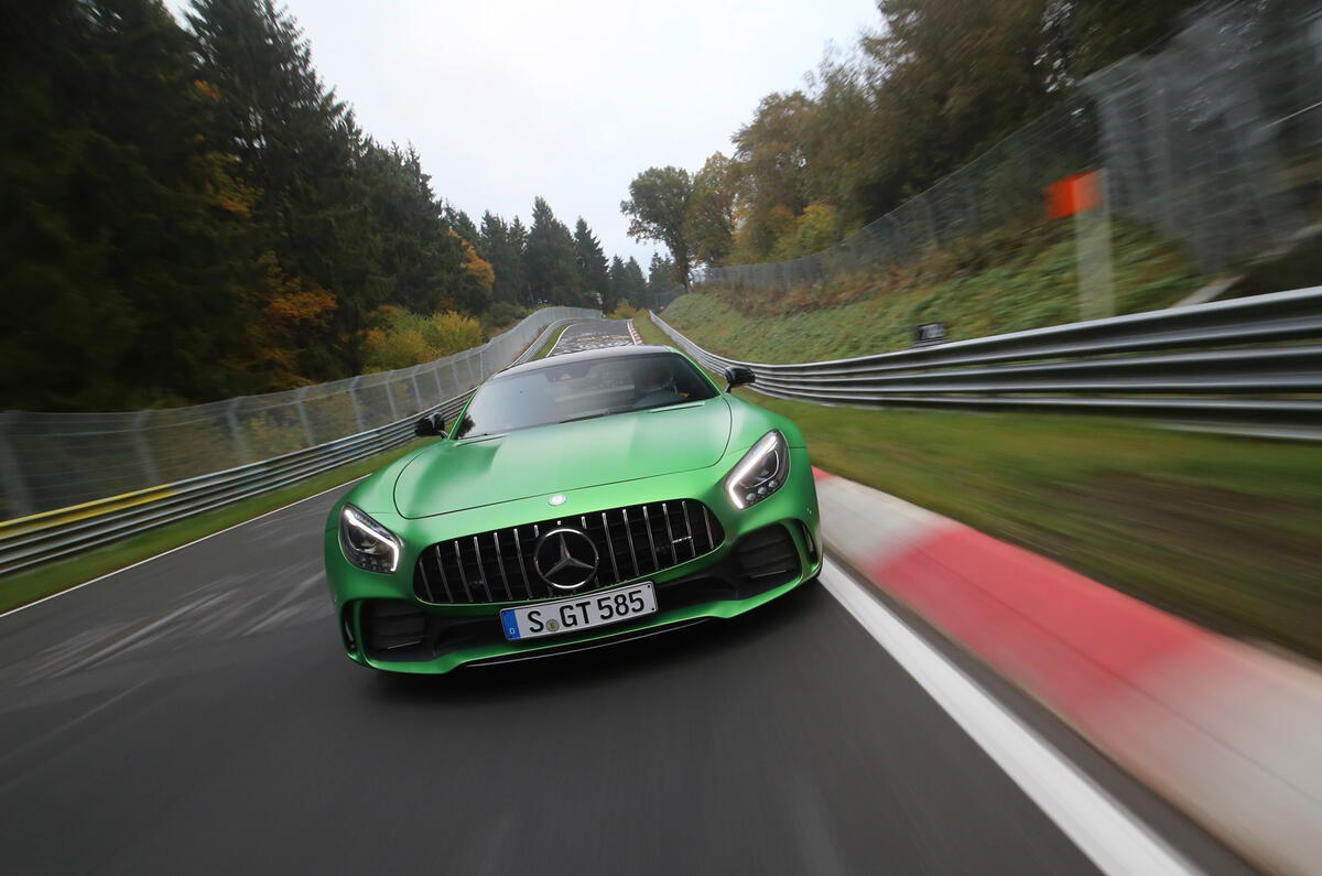 Mercedes Amg Gt R Smashes Rear Wheel Drive Nurburgring Record Autocar