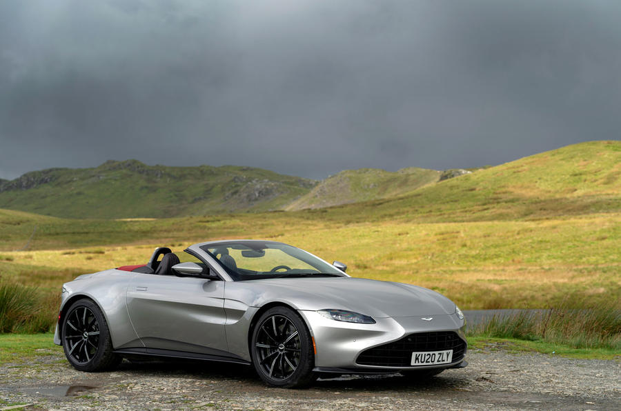 Aston Martin Vantage Roadster 2020 : premier bilan de la conduite au Royaume-Uni - front statique