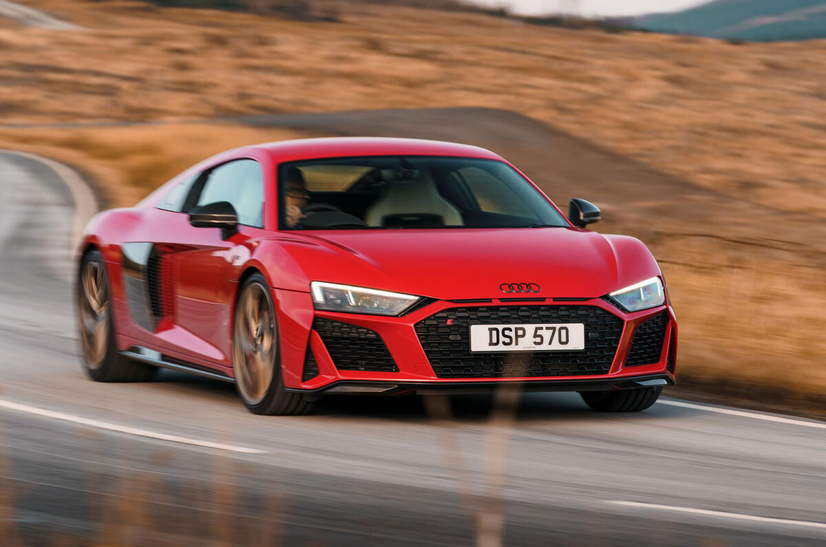 17 Audi R8 V10 RWD Performance 2022 UE : essai sur route avant