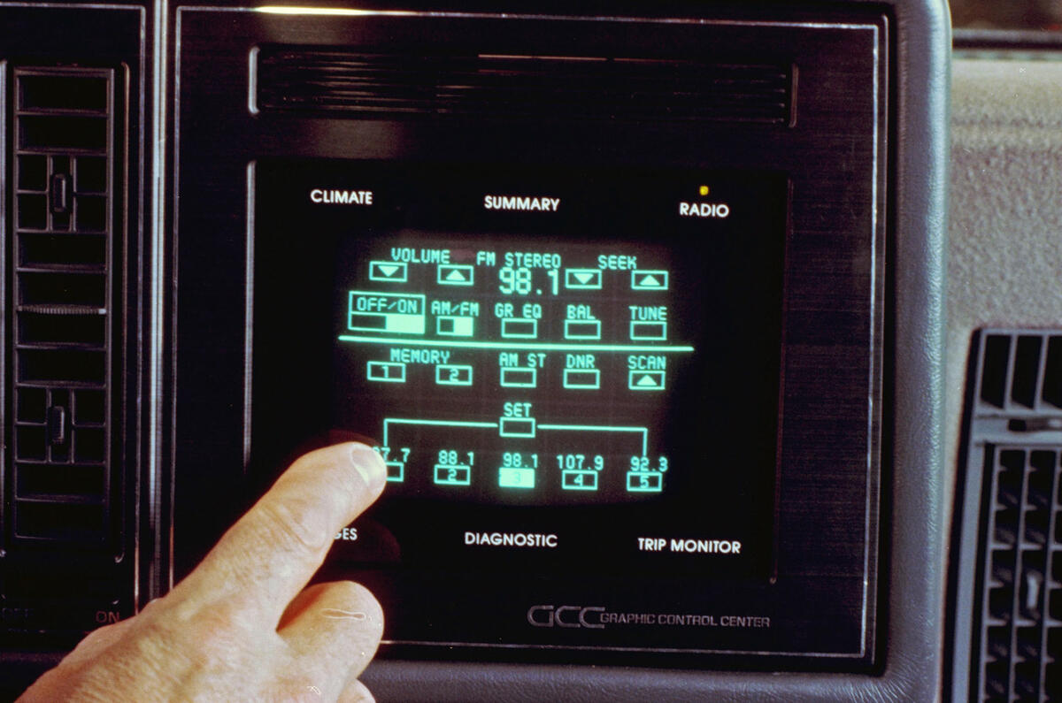 Buick touchscreen