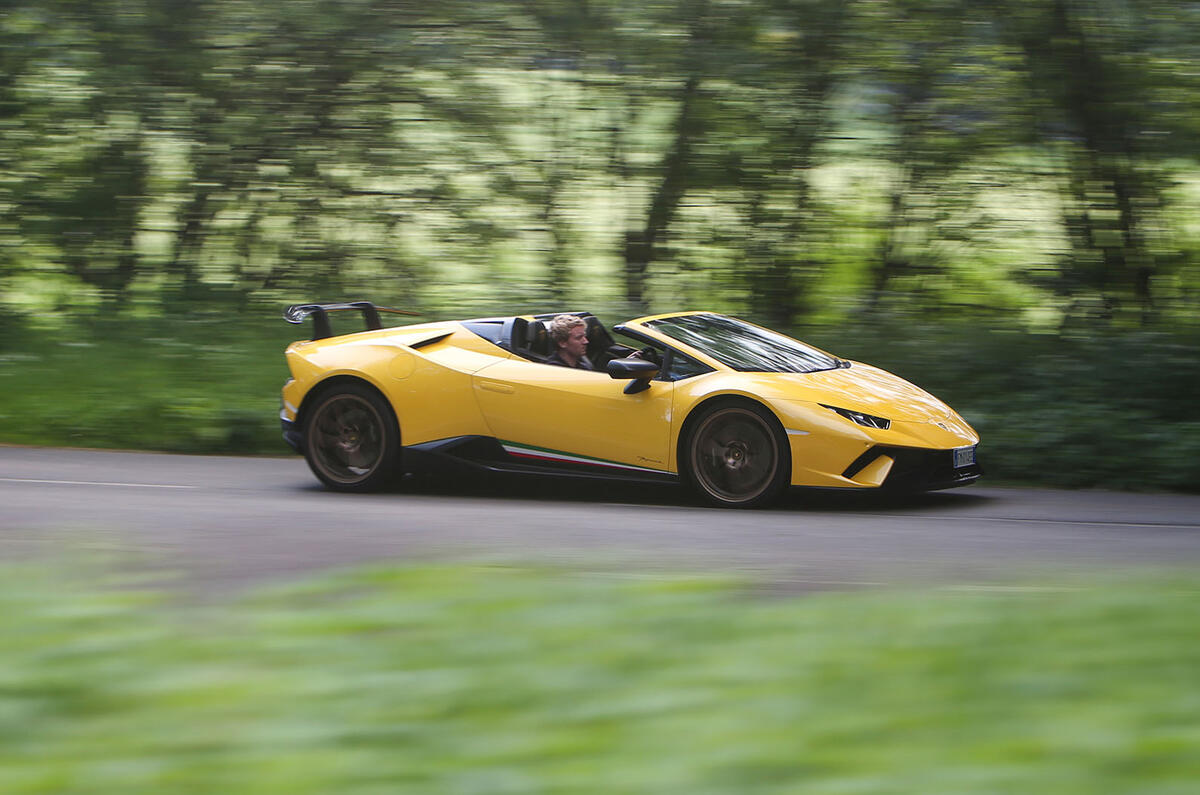 Lamborghini Huracan Performante Spyder 2018 Uk Review Autocar