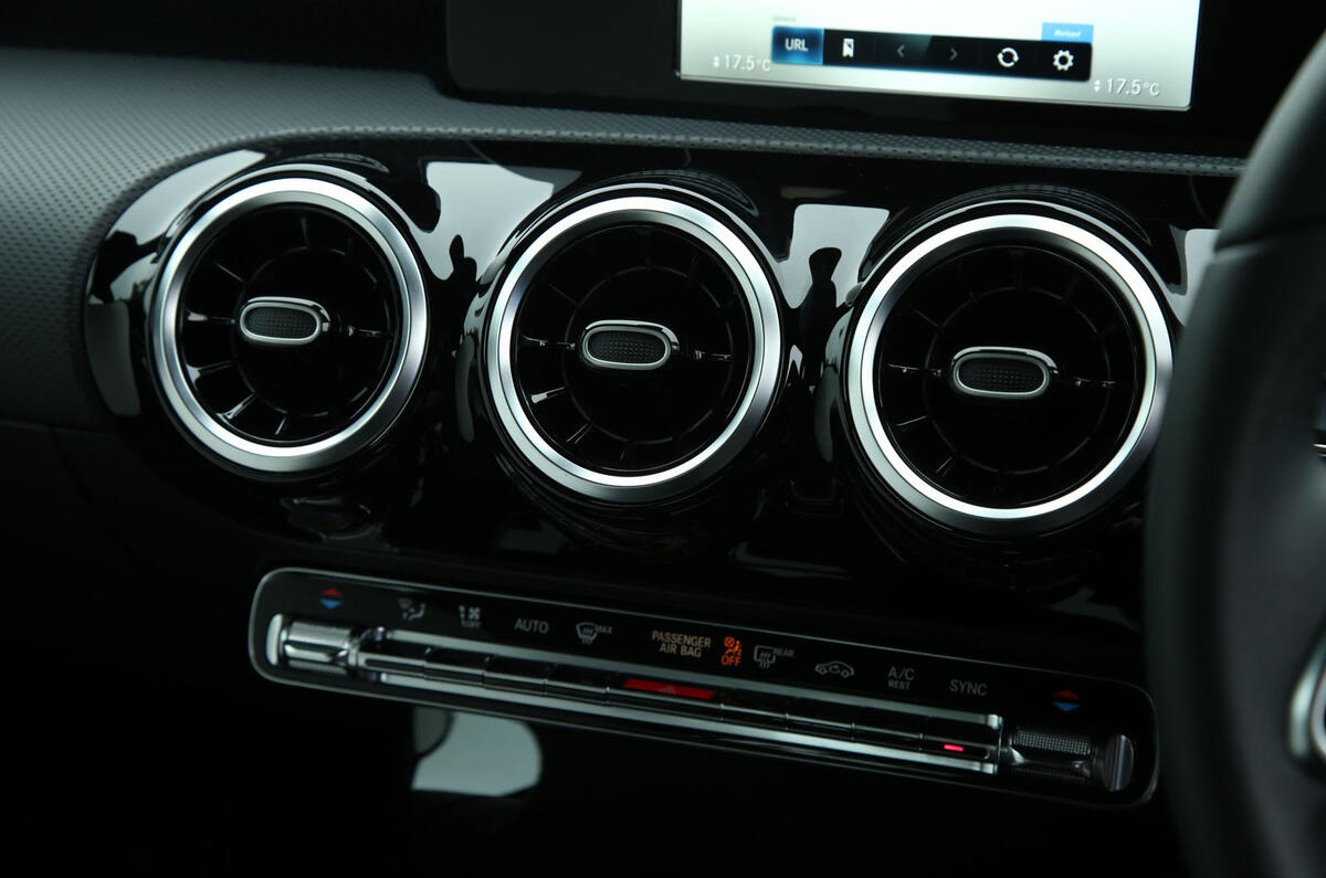 Mercedes-Benz A-Class 2018 long-term review - air vents