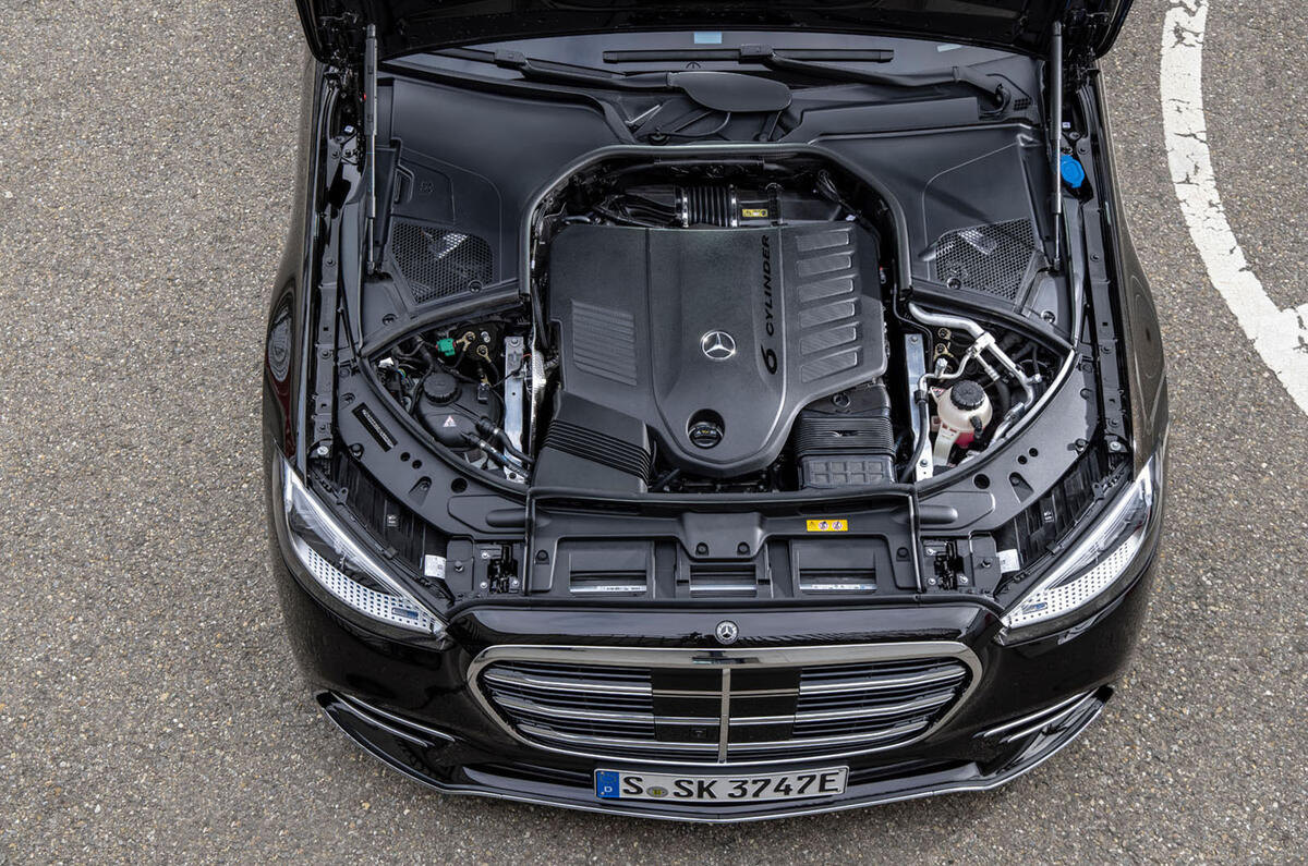 Mercedes-Benz S Class S580e 2020 first drive review - engine