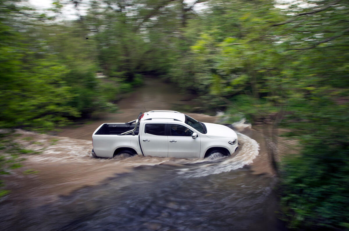 Mercedes-Benz X-Class longterm review wading side