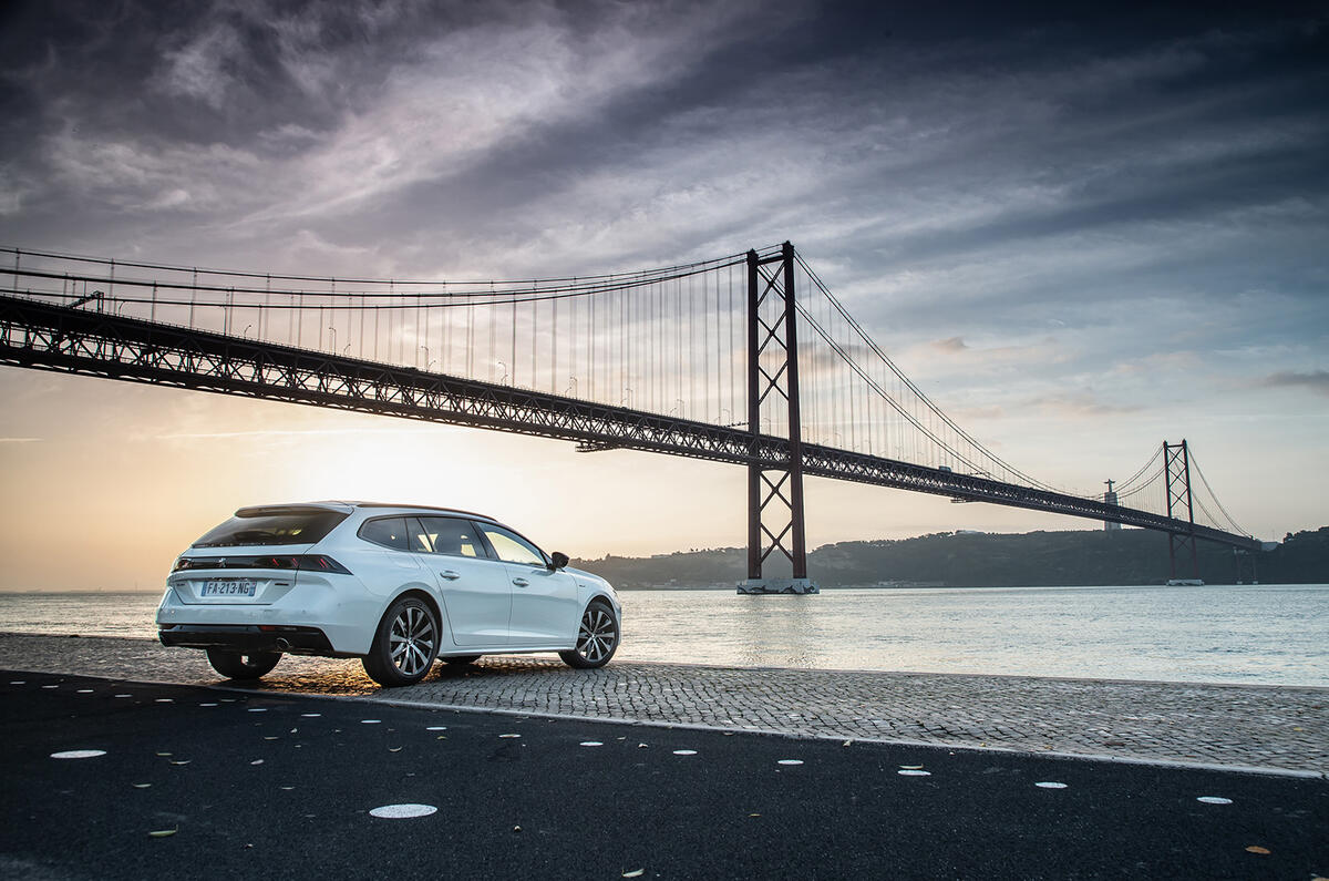Peugeot 508 SW 2018 first drive review - static rear