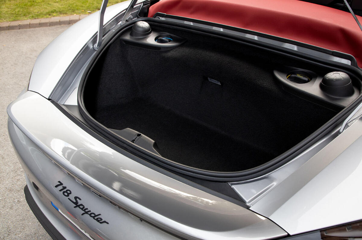 Porsche 718 Boxster Spyder 2019 review Autocar