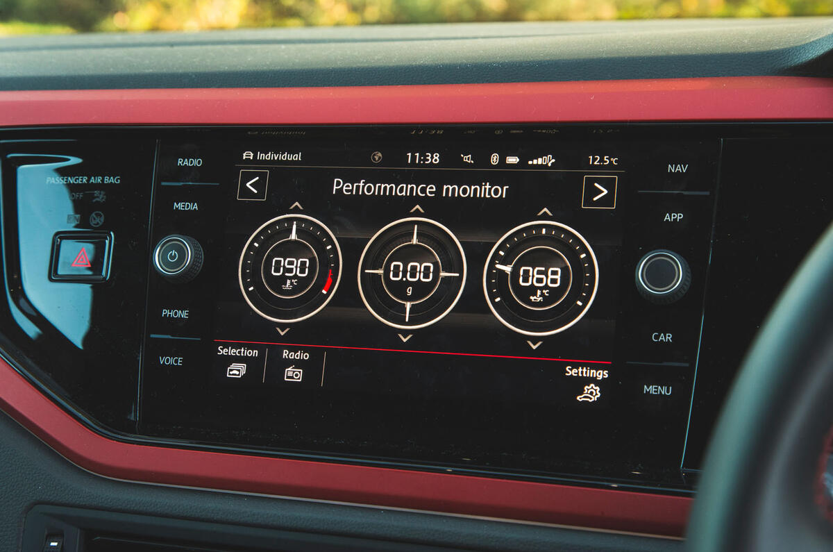 Volkswagen Polo GTI 2018 long-term review - performance graph
