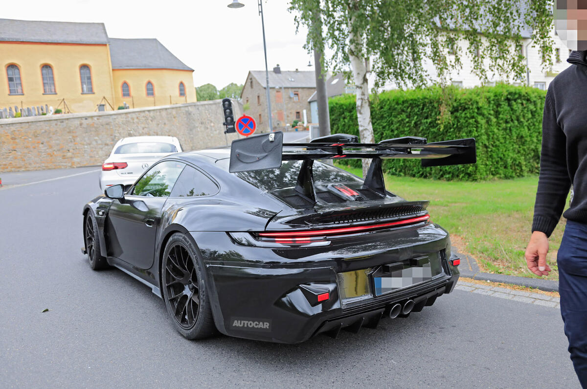 Extreme Porsche 911 Gt3 Rs Prototype Hits The Nurburgring Autocar