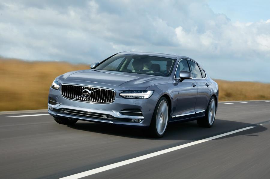The Volvo S90, with its 2.0 D4 diesel, failed to better 40mpg
