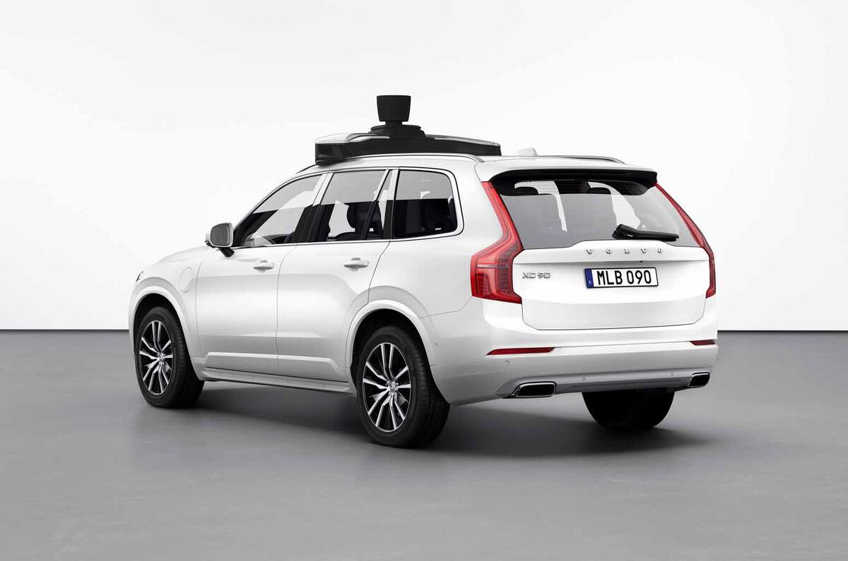 Volvo Xc90 Commercial >> Volvo and Uber unveil autonomous production XC90 | Autocar Volvo Xc90 Commercial >> Volvo and Uber unveil autonomous production XC90 | Autocar
