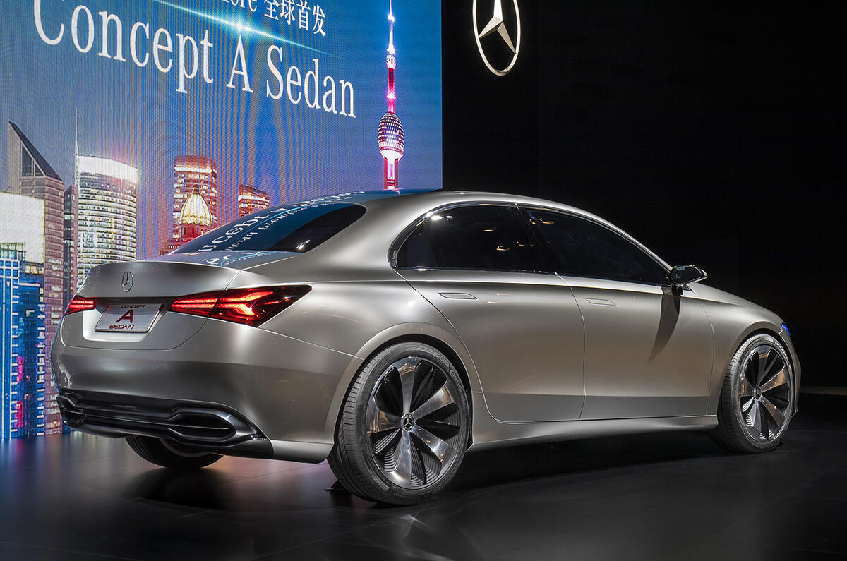 Mercedes Benz Concept A Saloon Brings The Fight To Bmw