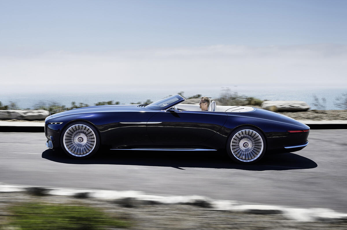 Electric MercedesMaybach 6 Cabriolet concept car revealed Autocar