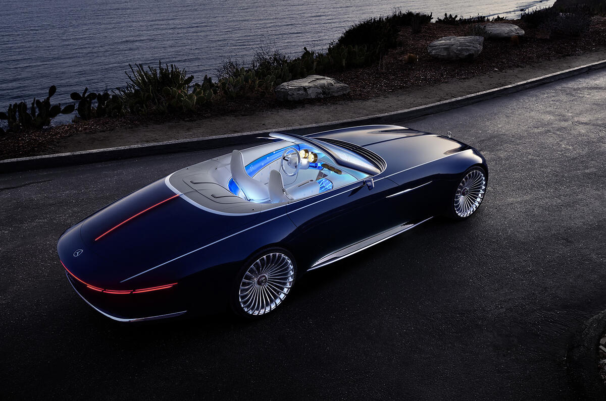 Electric MercedesMaybach 6 Cabriolet concept car revealed Autocar