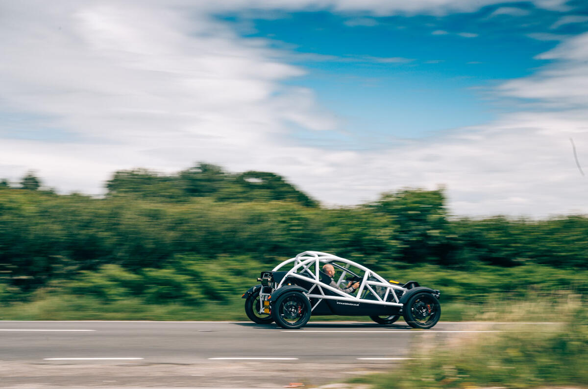Ariel Nomad R 2020 UK first drive review - on the road rear