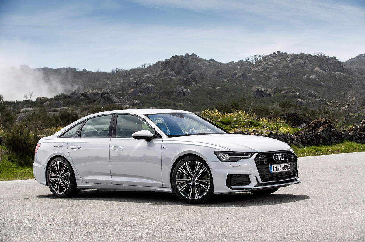 Audi A6 2018 review static side right
