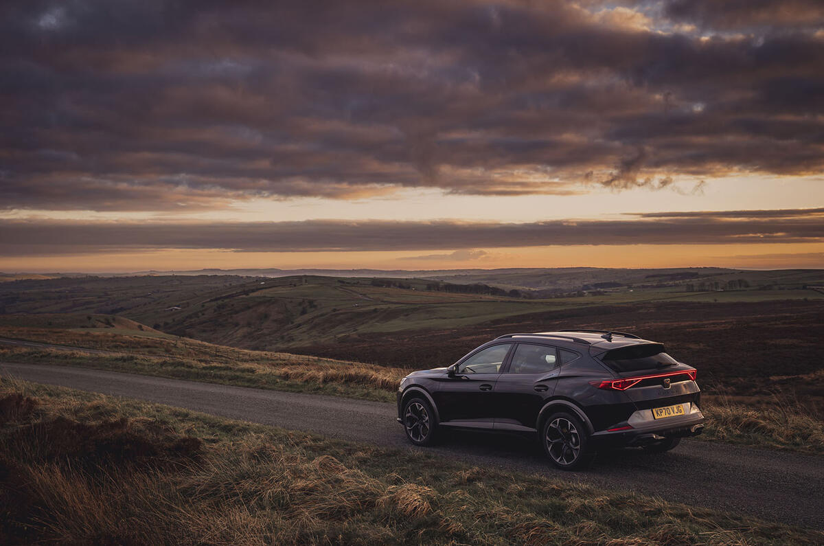 18 Cupra Formentor VZ2 2021 UK first drive static