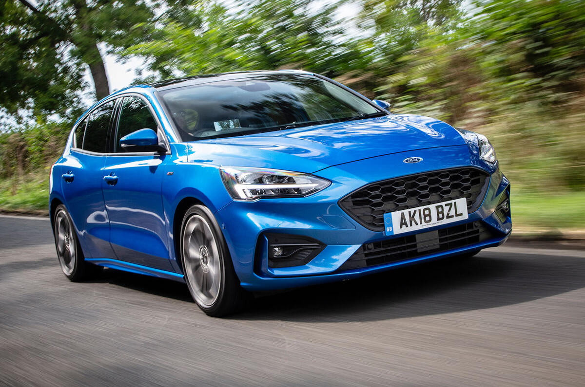Ford Focus 1 5 Ecoboost 182 ST Line X 2018 UK First Drive Autocar