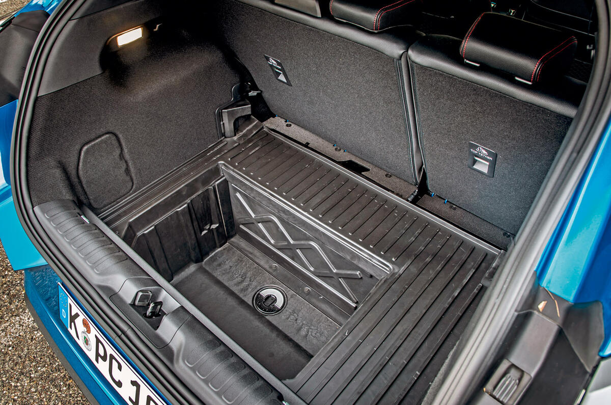 ford puma luggage space