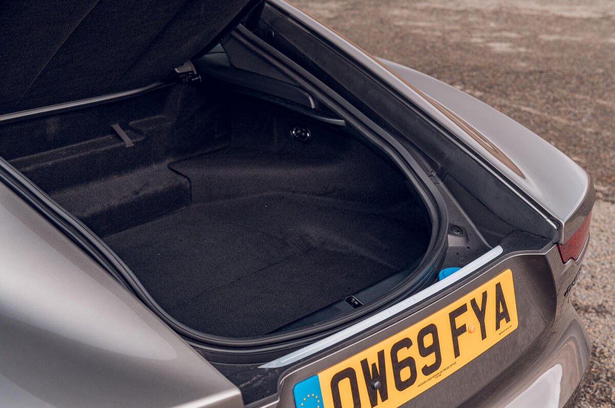 Jaguar F-Type 2020 UK first drive review - boot