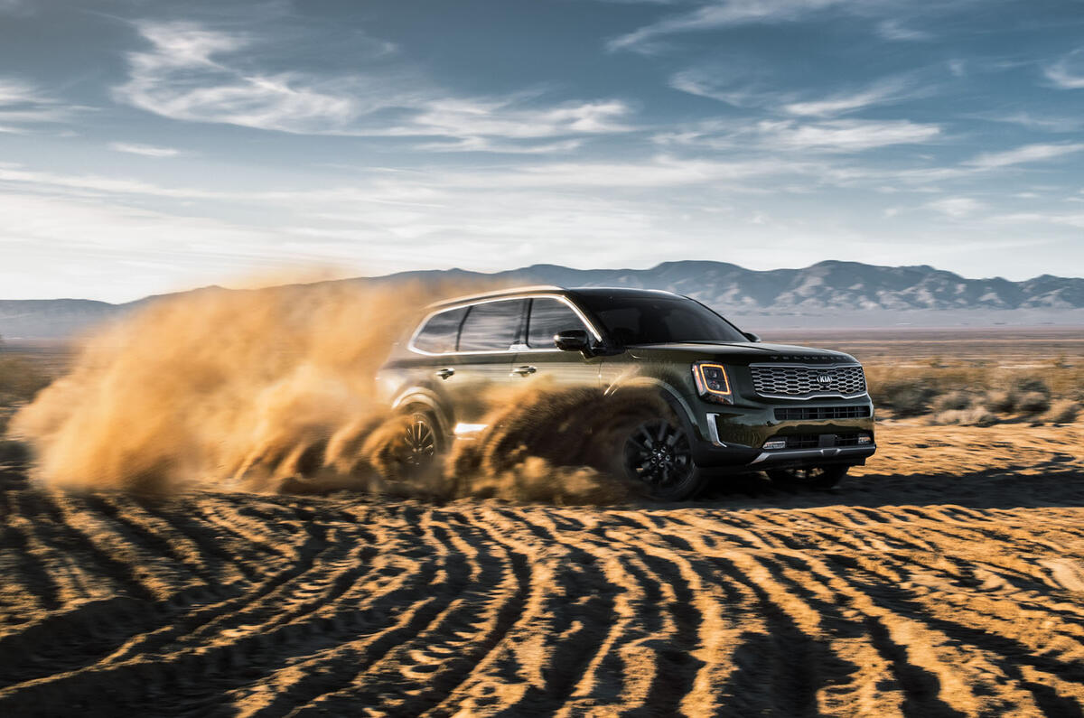 Kia Telluride 2019 first drive review - sand
