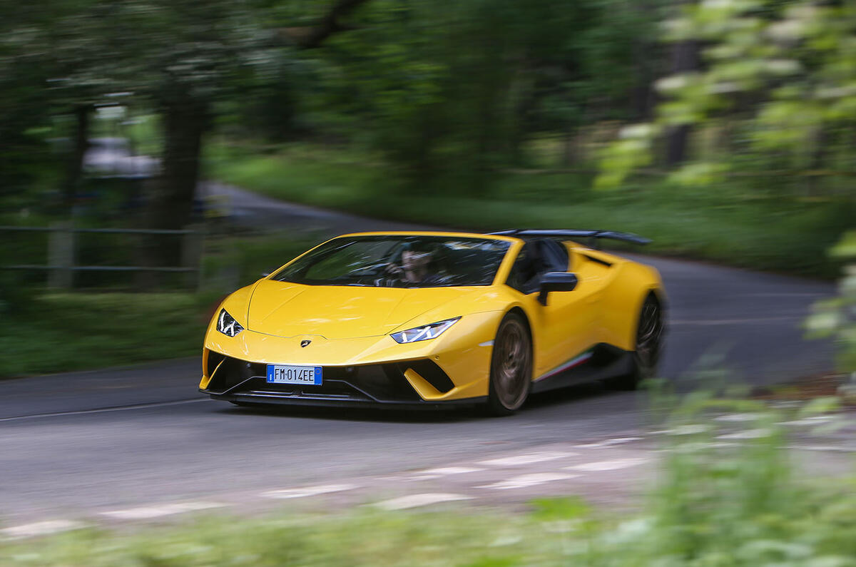 Lamborghini Huracan Performante Spyder 2018 Uk Review Autocar