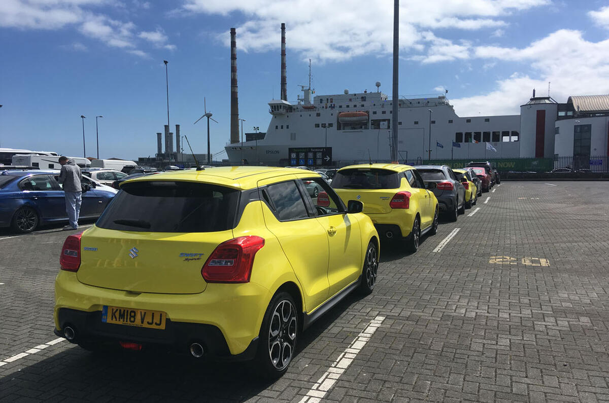 Suzuki Swift Sport 2018 long-term review ferry queue