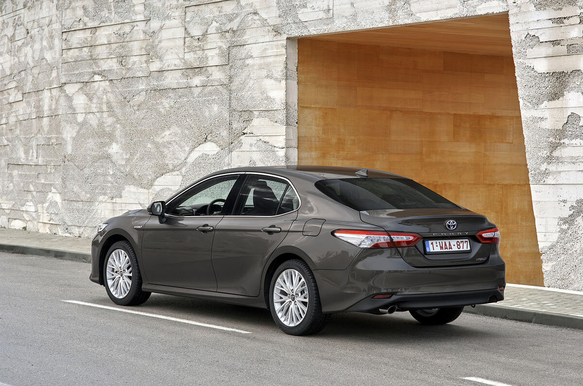 Toyota Camry 2019 European first drive review - static rear