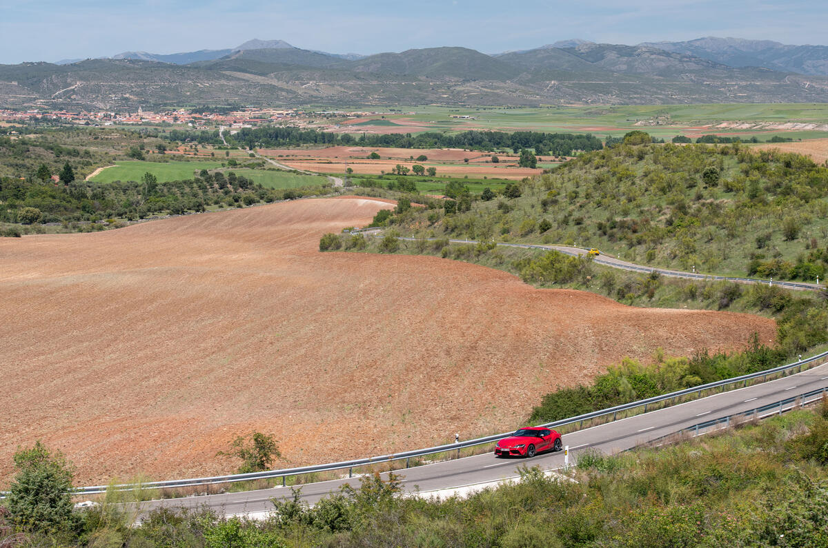 Toyota GR Supra 2019 first drive review - countryside