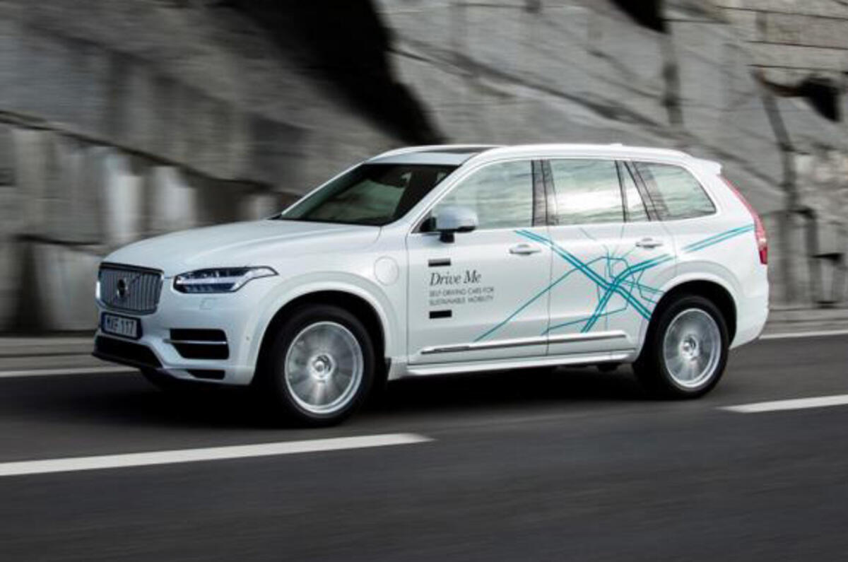 Volvo XC90 autonomous