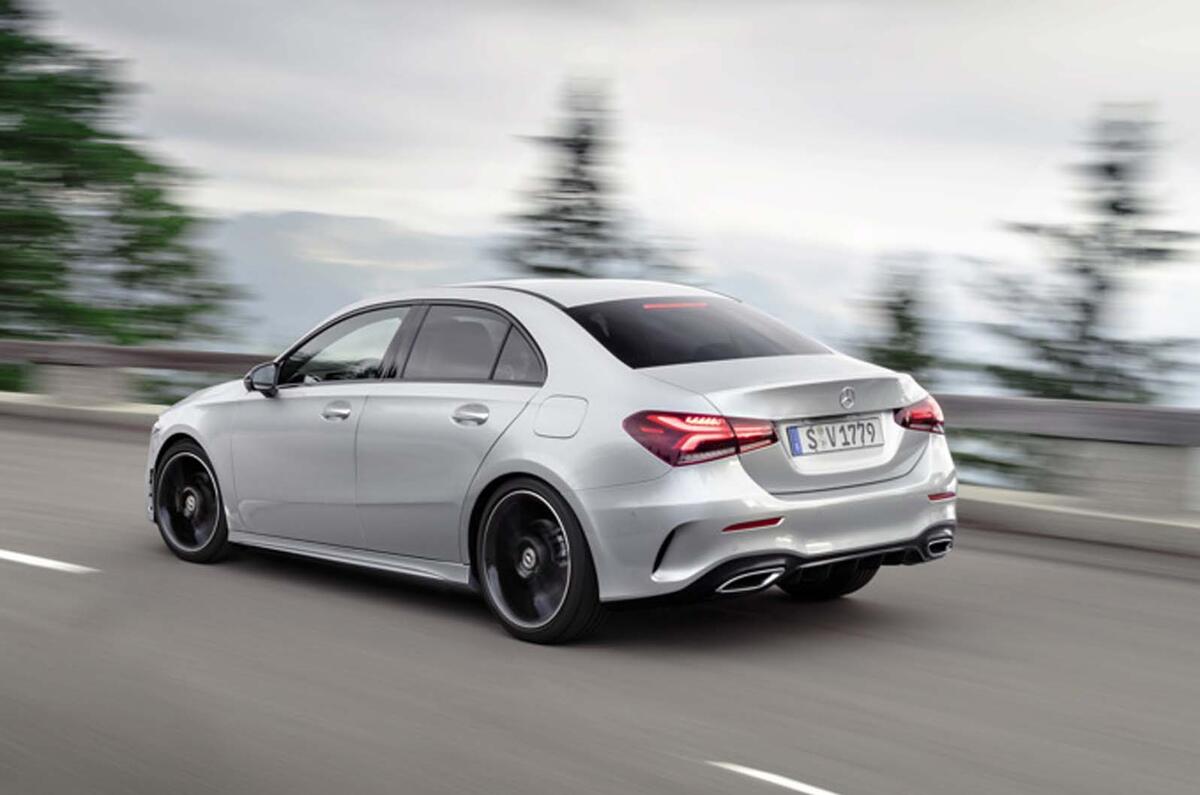 New Mercedes Benz A Class Saloon To Rival Four Door Audi