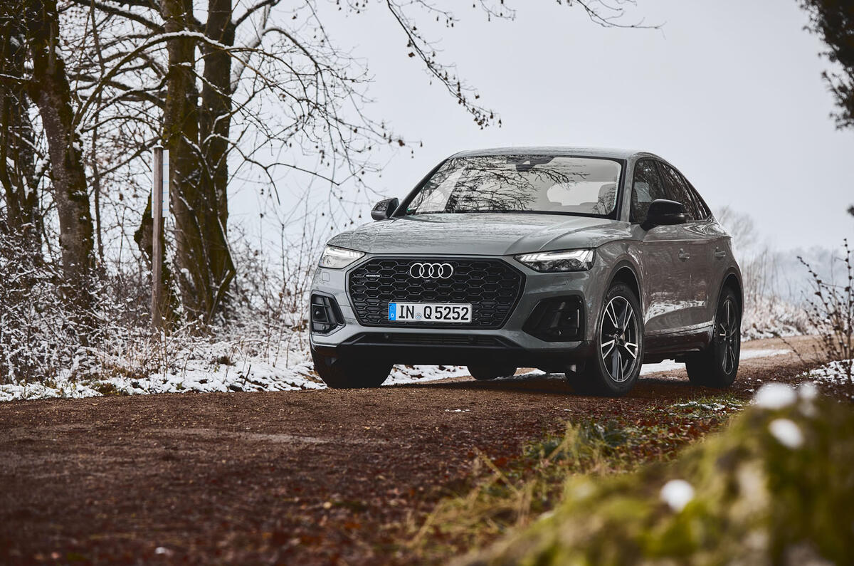 19 Audi Q5 Sportback 2021 : premier examen de conduite statique