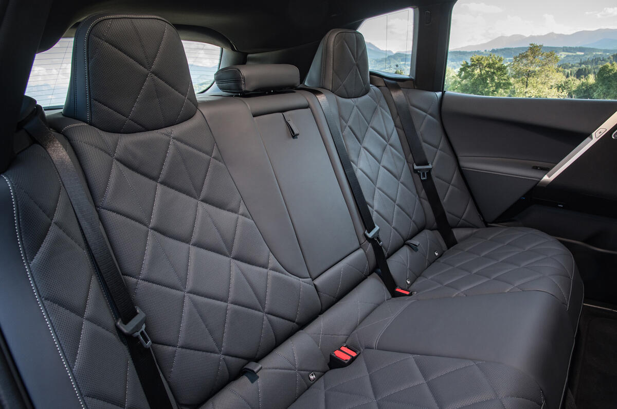 19 bmw ix xdrive 50 2021 first drive review rear seats