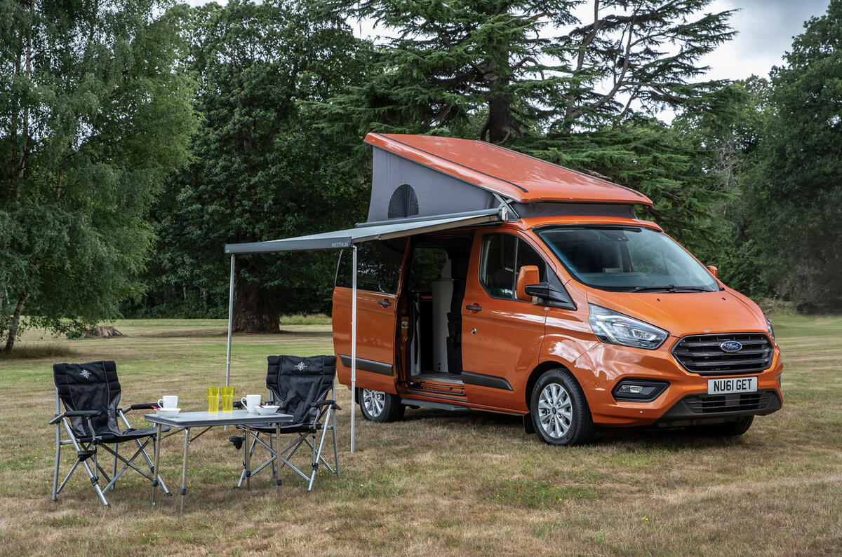 19 Ford Transit Nugget 2021 UK FD static front