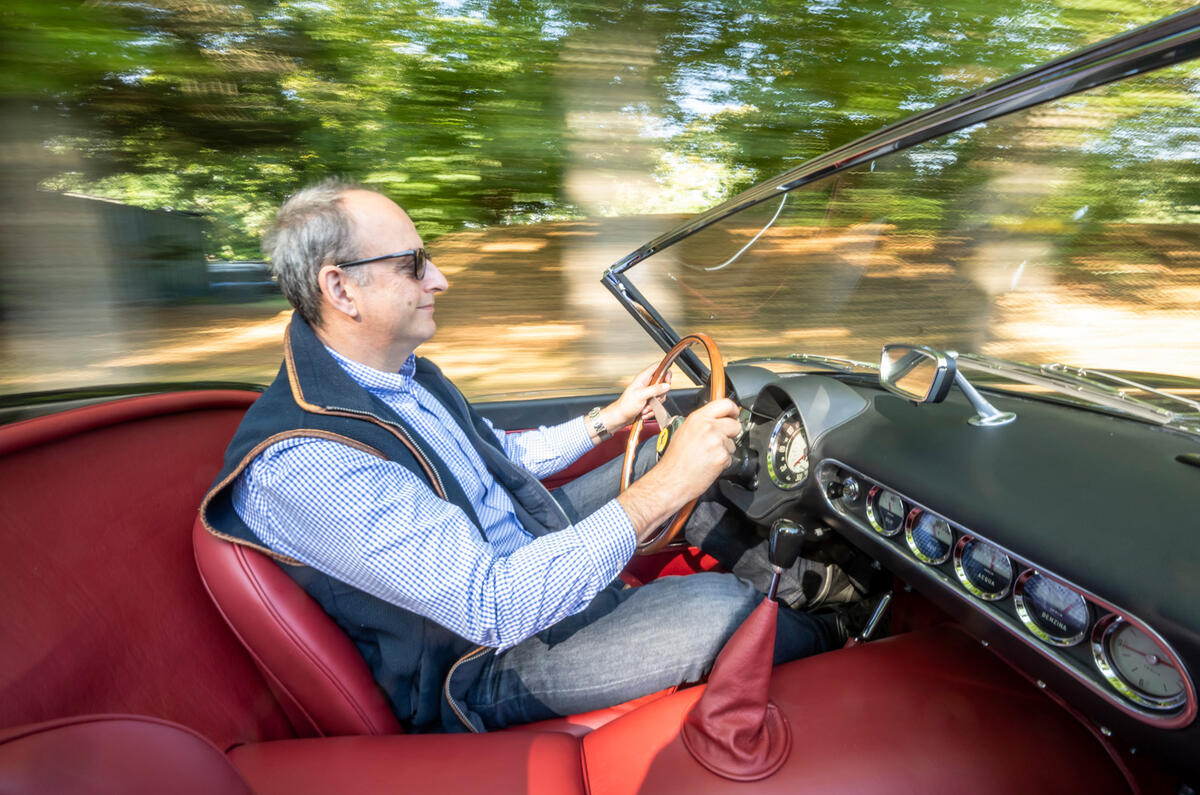 19 GTO California Spyder revival 2021 UE FD au volant de l'AF