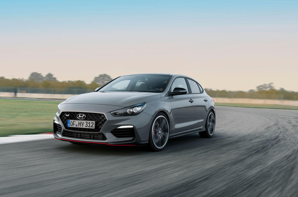 Hyundai i30 Fastback N 2019 first drive review - track drive front