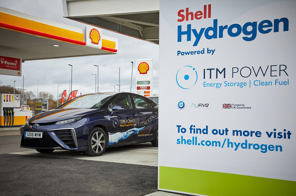ITM Power hydrogen station shell Cobham
