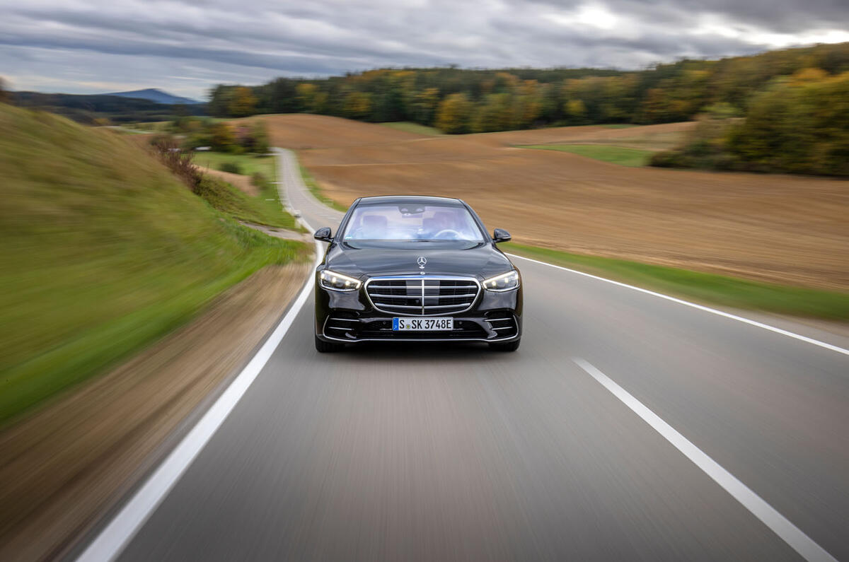 Mercedes-Benz S Class S580e 2020 first drive review - on the road nose
